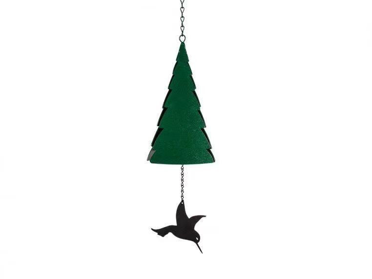 Creative Wrought Iron Triangle Wind Chime Pendant | Decor Gifts and More