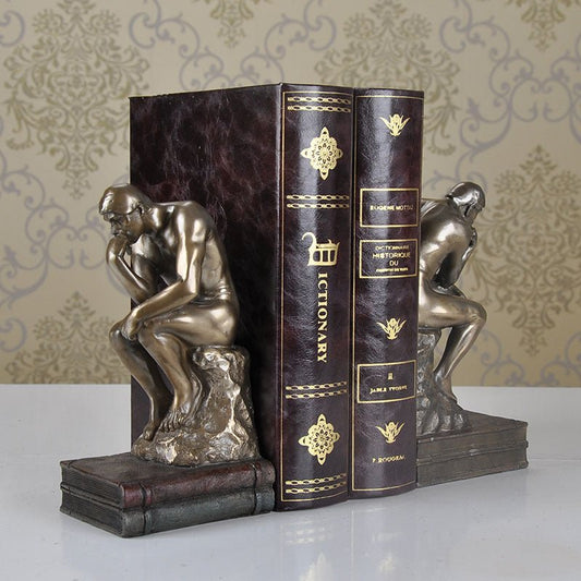 Thinker Ornaments Bookends High-end Creative Ornaments | Decor Gifts and More