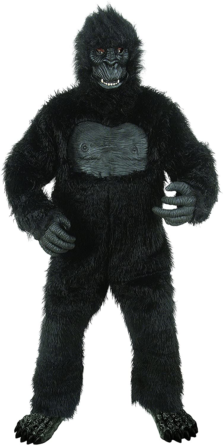 Seasons Deluxe Gorilla Costume with Feet | Decor Gifts and More