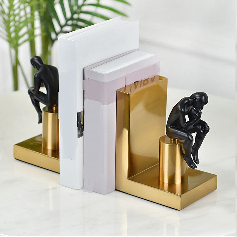 The Thinker Bookend Ornament | Decor Gifts and More