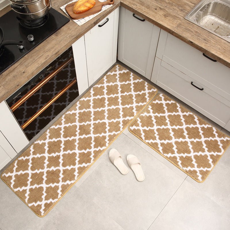 nordic stylelong strip kitchen floor mat bathroom carpet