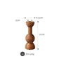 Log Mori Series Candlestick Old Soft wood | Decor Gifts and More