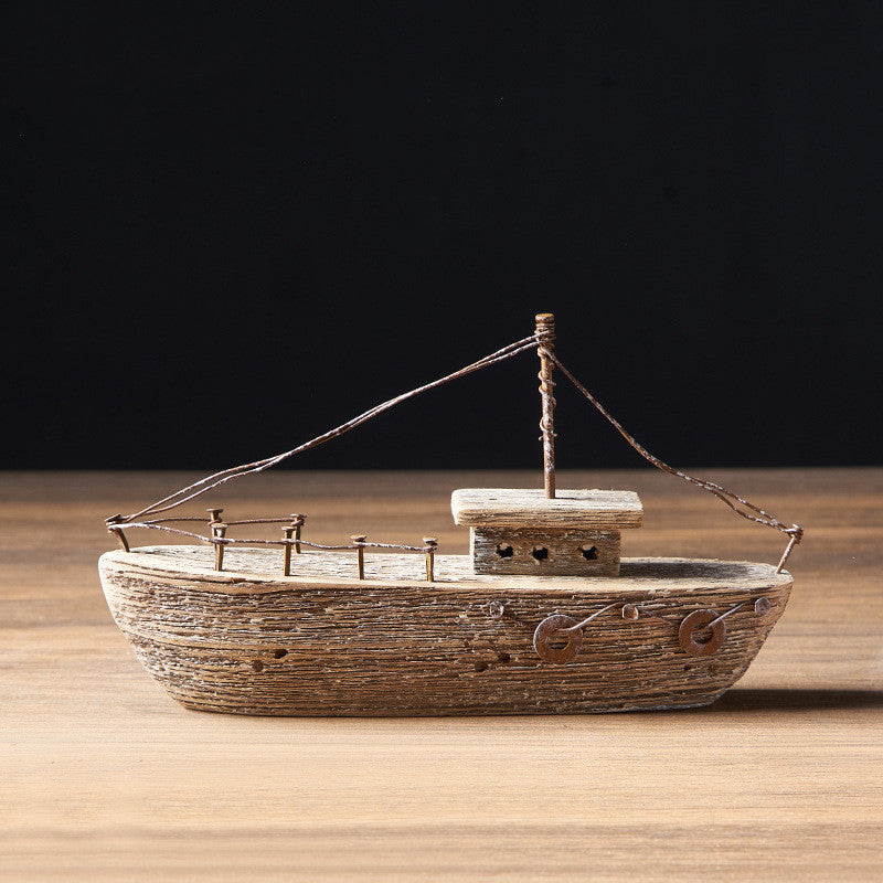 Vintage wooden ship sailing model | Decor Gifts and More