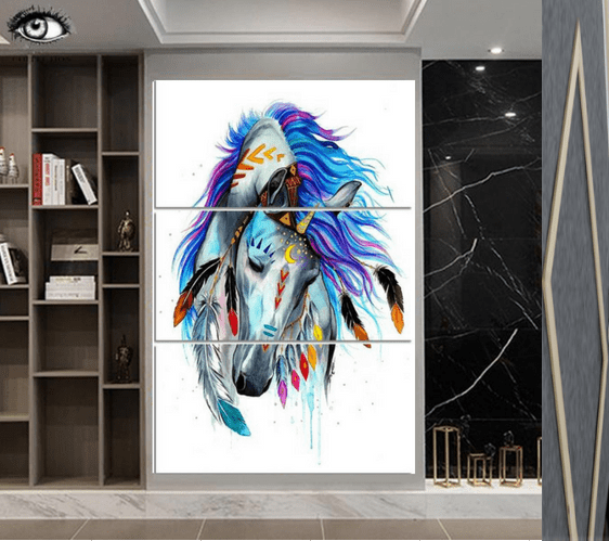 The horse - multi-mural | Decor Gifts and More