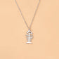 Stainless Steel Fishbone Pendant Necklace | Decor Gifts and More