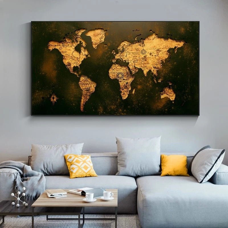 World Image Decorative Paintings Export High-definition Printing Canvas Paintings Decorative Paintings Murals Hanging Paintings Painting Cores | Decor Gifts and More