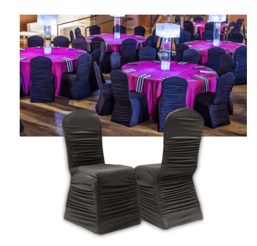 Classic Drape Style Hotel Pleated Chair Cover | Decor Gifts and More