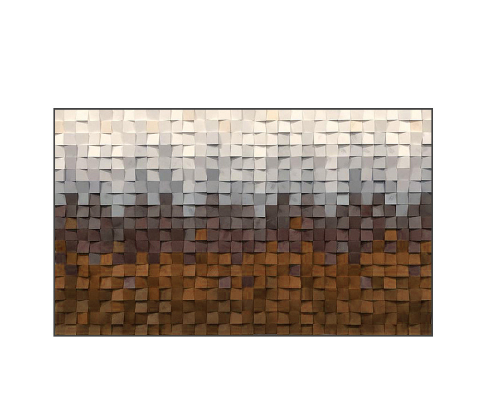 Wood Three-dimensional Painting Handmade Mosaic Art Mural | Decor Gifts and More