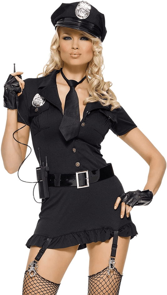 Leg Avenue Adult's Womens Sexy Dirty Cop Police Officer Dress Costume | Decor Gifts and More
