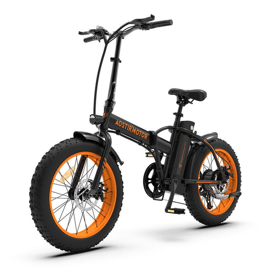 A20 Folding Ebike 500W Electric Mountain Bike 20in Tire 36V 13Ah Battery Beach Electric Bicycle Fat Bike For Adult | Decor Gifts and More