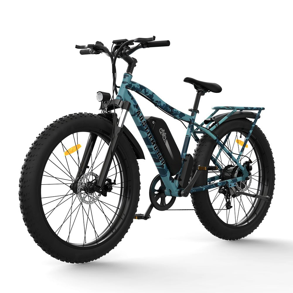 S07 Ebike 750W Motor 48V 13Ah Battery Electric Bike Beach Bicycle 26In 4.0 Fat Tire Electric Mountain Bike | Decor Gifts and More