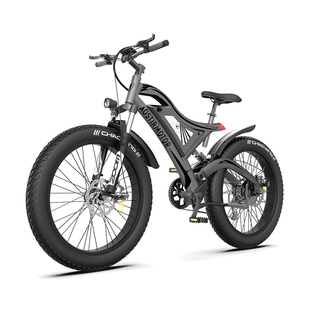 S18 Ebike 750W Motor 48V 15Ah Battery 26Inch 4.0 Fat Tire Electric Mountain Bike | Decor Gifts and More