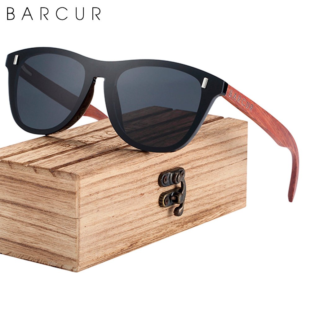 Natural Wooden Temple Brand Designer Shades Men Polarized Women Fashion Sunglasses Mirror Shades UV400 Free Wooden - Home Decor Gifts and More