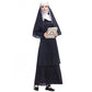 Umorden Easter Costumes Deluxe Women The Nun Costume Men Missionary Christian Clergyman Priest Jesus Costumes | Decor Gifts and More