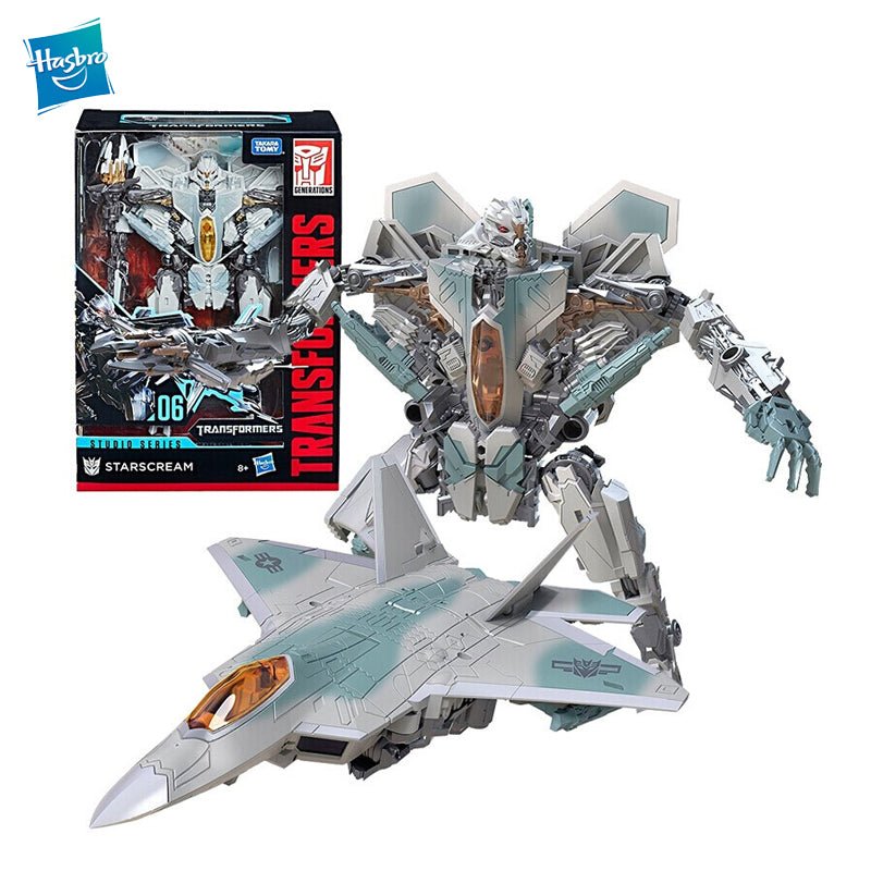 Hasbro Transformers Studio SS Series 06 12 21 Voyager Starscream Generations War for Cybertron Action Figure Toys for Children - Home Decor Gifts and More