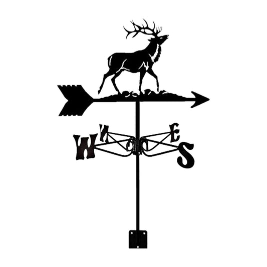 Deer Weathervane With Bracket For Garden Roof - Home Decor Gifts and More