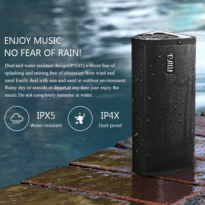 Mifa Bluetooth Speaker Portable Wireless Loudspeaker Sound System 10W stereo Music surround Waterproof Outdoor Speaker - Home Decor Gifts and More