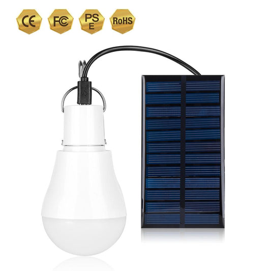 Portable LED Solar Light Outdoors Energy Saving Bulb Night Light for Home Camping Fishing Courtyard Emergency Solar Lamp | Decor Gifts and More