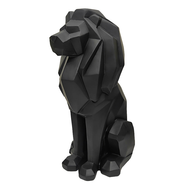 European Modern Contemporary Lion Sculpture - Home Decor Gifts and More