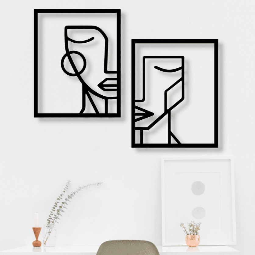 Wooden Ancient Egyptian Woman Tribal Wall Silhouette Art Decoration - Home Decor Gifts and More