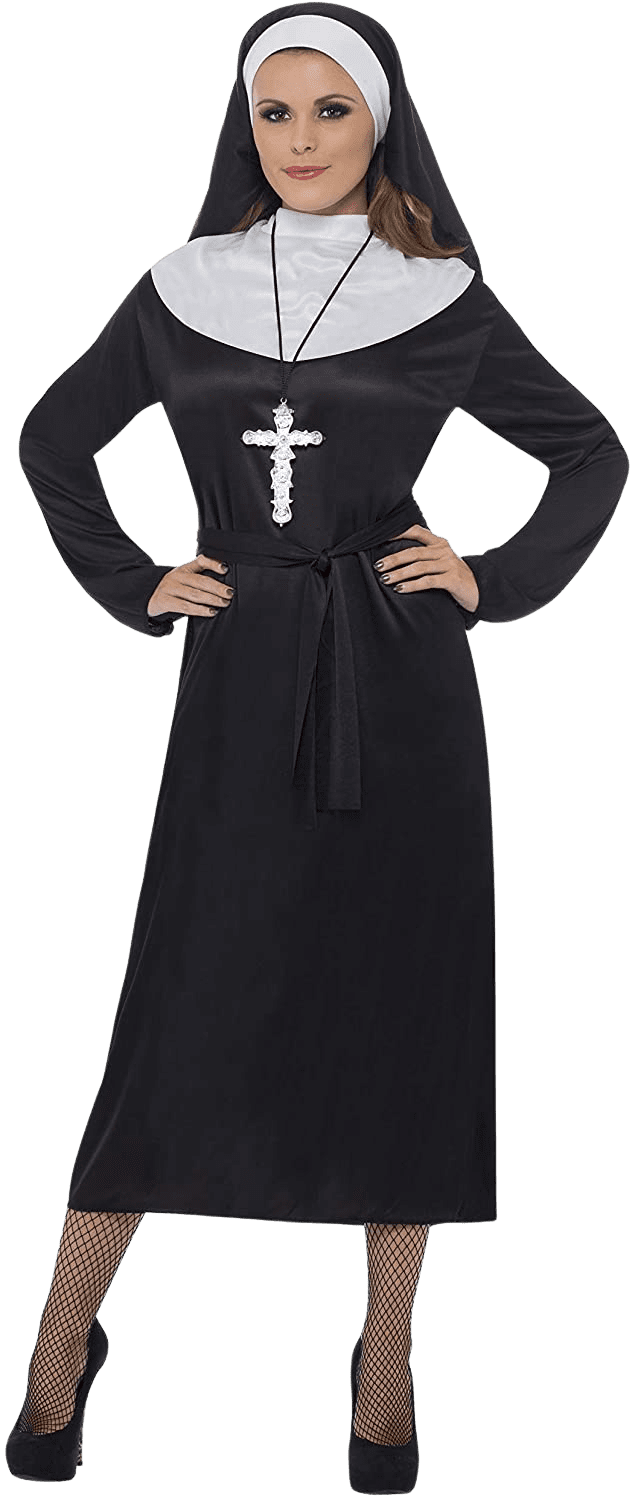Smiffys Classic Nun Adult Costume | Decor Gifts and More
