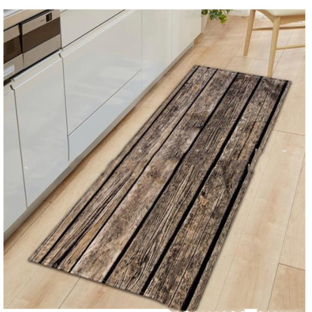 Square Strip Modern Minimalist Kitchen Floor Mat | Decor Gifts and More