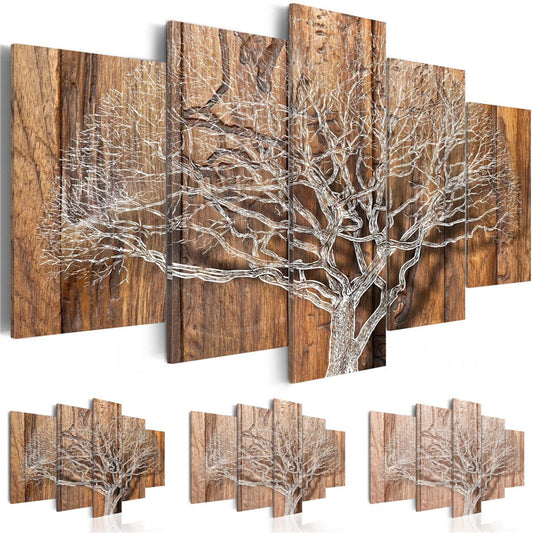 5-Painting Wood Art Canvas Withered Branches Without Leaves | Decor Gifts and More
