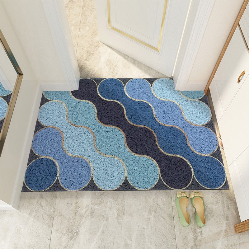 Household Dirt-resistant Silk Circle Carpet Porch Anti-skid Door Mat | Decor Gifts and More
