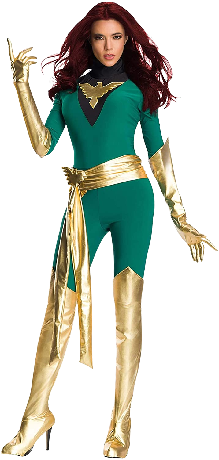 Med- Large Premium Marvel Jean Grey Phoenix Womens Costume | Decor Gifts and More