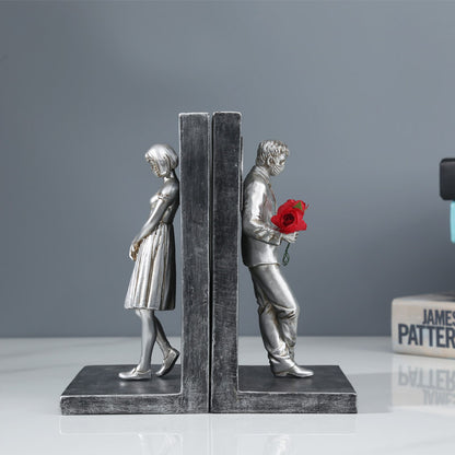 Modern Creative Bookends Books Stand By Ornaments | Decor Gifts and More