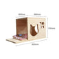 Cat Climbing Frame Wall Type Solid Wood Wall Hanging Platform Ladder