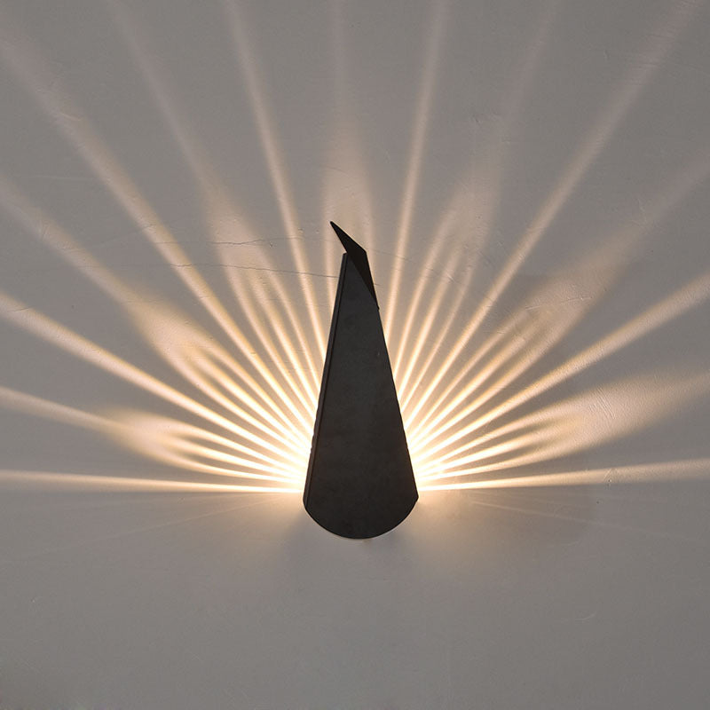 Trendy Modern Corridor Peacock Wall Lamp