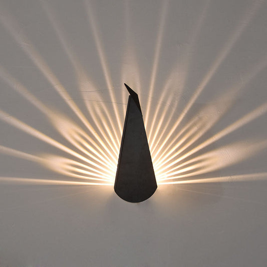 Trendy Modern Corridor Peacock Wall Lamp