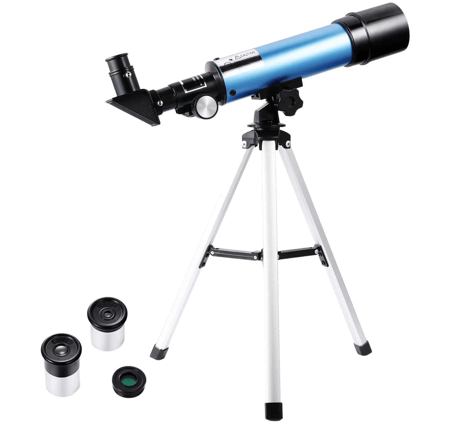 First Telescope for Kids &amp; Beginners, Portable Refractor Telescope 90x Magnification with Tabletop Tripod and Two Eyepieces - Best Gift for Kids to Explore Moon Space, View Wildlife, Watch Night-Sky | Decor Gifts and More