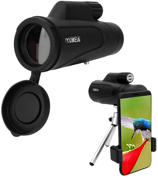 High Definition Monocular Telescope and Quick Smartphone Holder, High Power 16X50 Waterproof Monocular Bak4 Prism with Tripod for Wildlife Bird Watching Hunting Camping | Decor Gifts and More