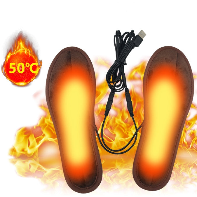 High Temperature USB Unisex Heated Fur Insole | Decor Gifts and More