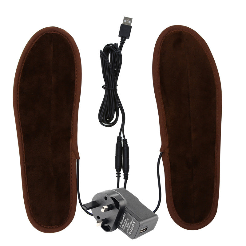 High Temperature USB Unisex Heated Fur Insole | Decor Gifts and More