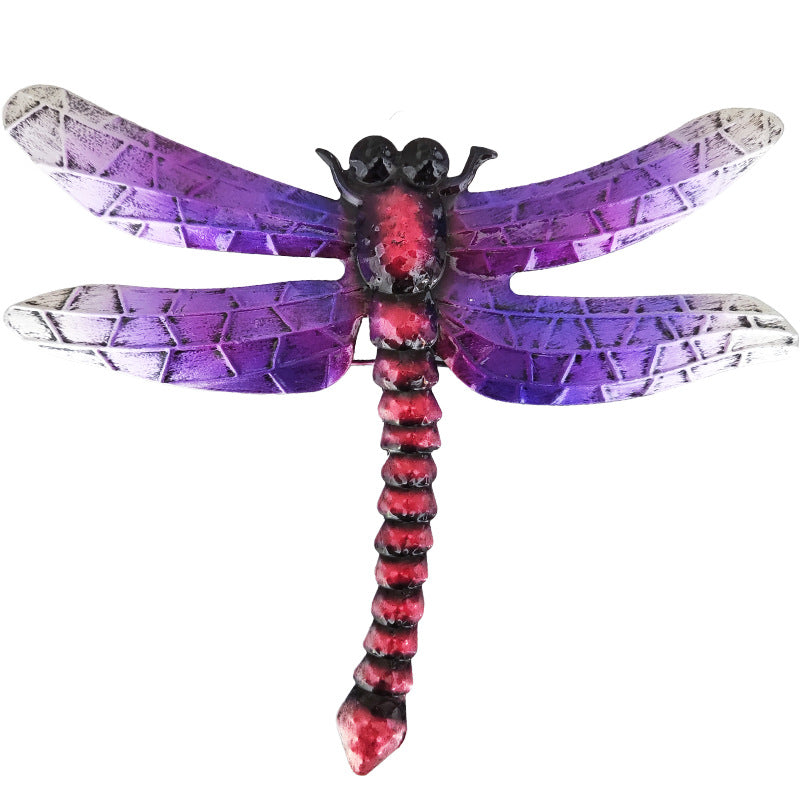 Creative Inkjet Wrought Iron Metal Dragonfly Wall Hanging | Decor Gifts and More