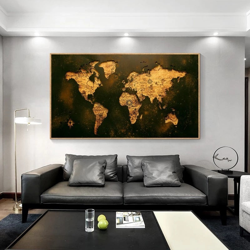 World Image Decorative Paintings Export High-definition Printing Canvas Paintings Decorative Paintings Murals Hanging Paintings Painting Cores | Decor Gifts and More