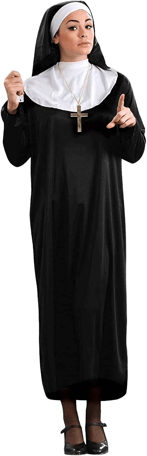 Forum Novelties Women's Plus-Size Nun Plus Size Costume | Decor Gifts and More