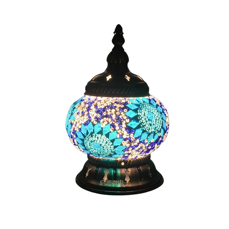 Turkish mosaic table Lamp vintage art deco Handcrafted lamparas de mesa Glass romantic bed lamp lamparas con mosaicos | Decor Gifts and More