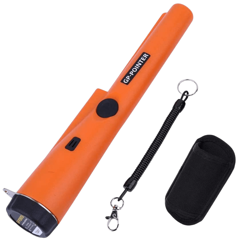Carrfan Metal Detector Pinpointer, GP-Pointer High Sensitivity All Metal Gold Finder New Electronic Measuring Tool (Orange) - Home Decor Gifts and More