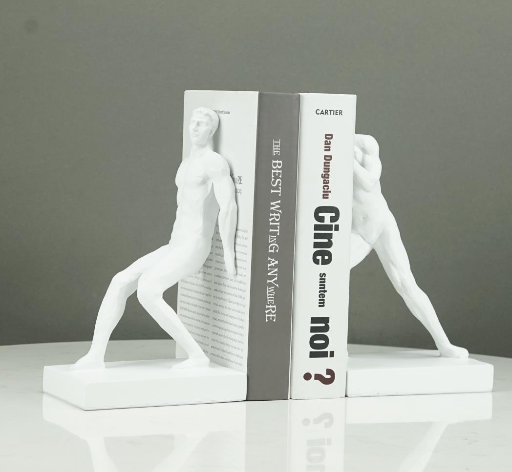 Resin Character Bookends Light Luxury Creative Home | Decor Gifts and More