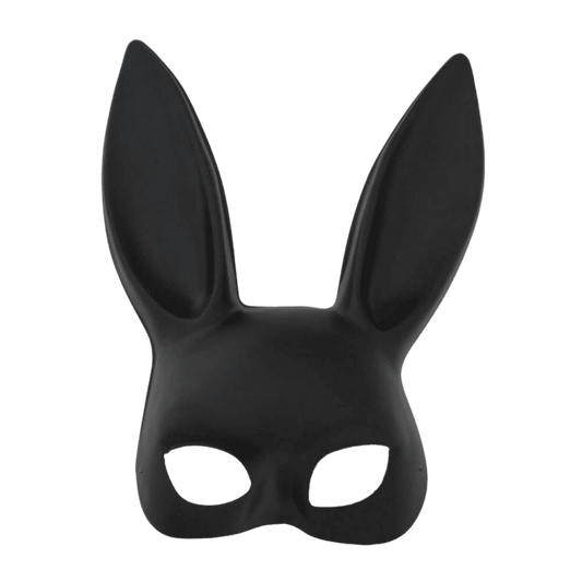 Black Adult Bunny Ear Rabbit Mask for Women's Masquerade Birthday Easter Halloween Eve Party Costume Accessory | Decor Gifts and More