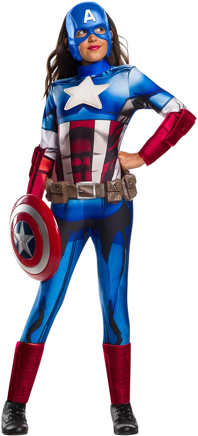Captain America Marvel Universe Kids Deluxe Costume | Decor Gifts and More