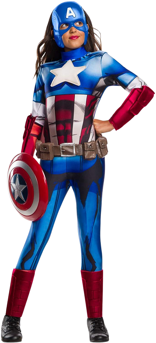 Captain America Marvel Universe Kids Deluxe Costume | Decor Gifts and More