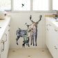 Creative Wall Stickers Elk Family Modern Nordic Style Living Room TV Decoration Wall Stickers