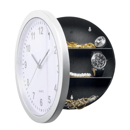 Hidden Secret Safe Box Wall Clock Safe - Home Decor Gifts and More
