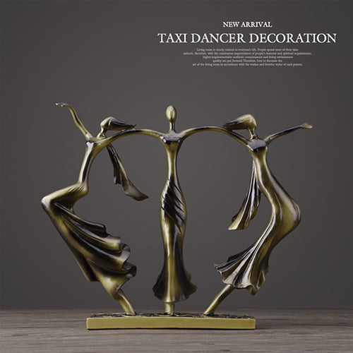 New Elegant Creative Abstract Dancing Girl Ornament | Decor Gifts and More