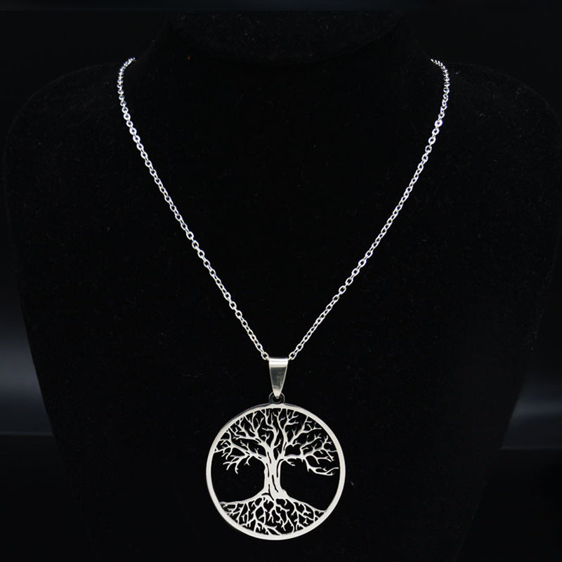 Women's Tree Of Life Stainless Steel Necklace | Decor Gifts and More